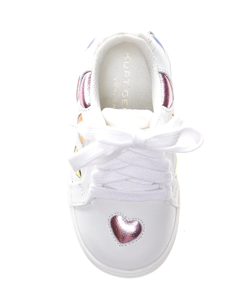 Kurt Geiger London Girls' Lane Love Metallic Heart Sneakers (Infant)
