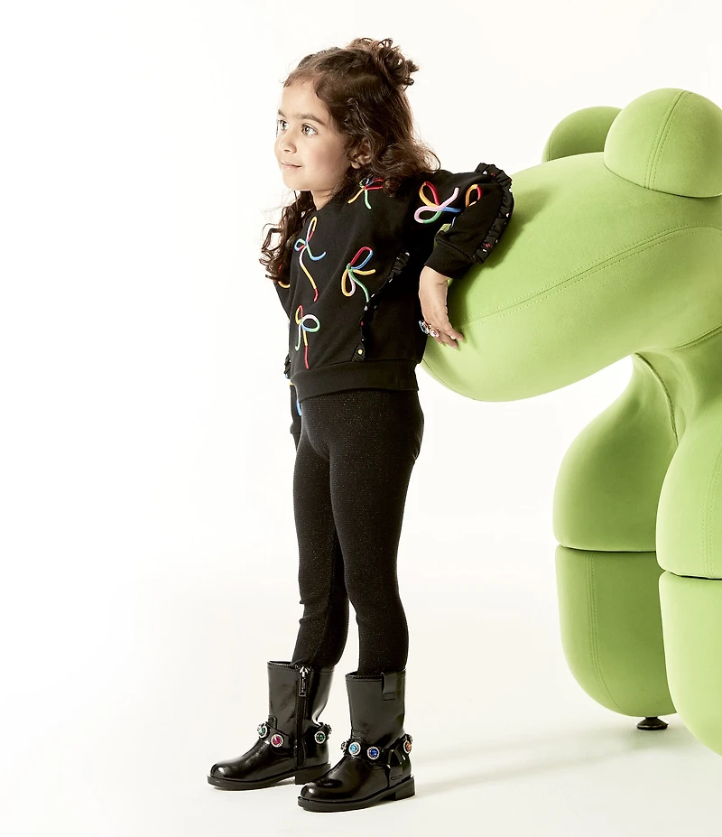 Kurt Geiger London Girls' Octavia Leather Ornamented Boots (Infant)