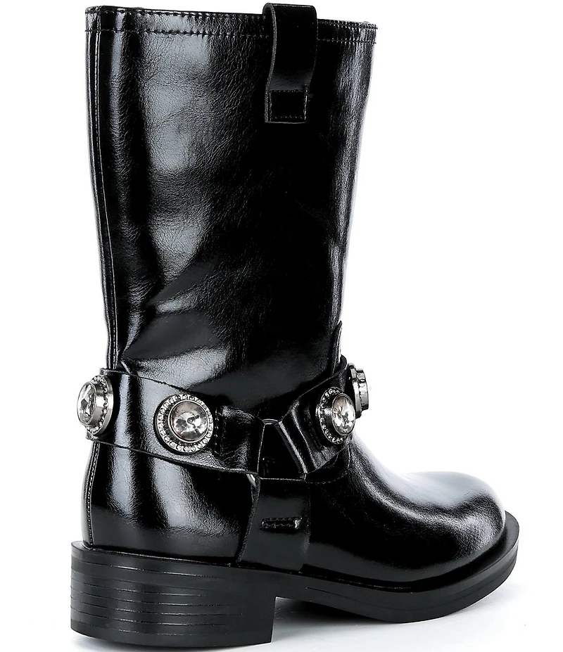 Kurt Geiger London Girls' Octavia Leather Ornamented Boots (Toddler)