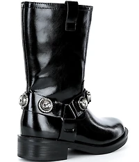 Kurt Geiger London Girls' Octavia Leather Ornamented Boots (Toddler)