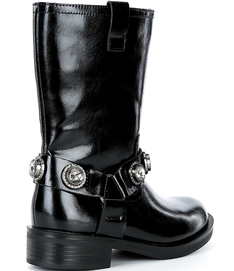 Kurt Geiger London Girls' Octavia Leather Ornamented Boots (Youth)