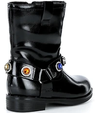 Kurt Geiger London Girls' Octavia Leather Ornamented Boots (Youth)
