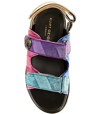 Kurt Geiger London Girls' Orson Denim Sandals (Toddler)