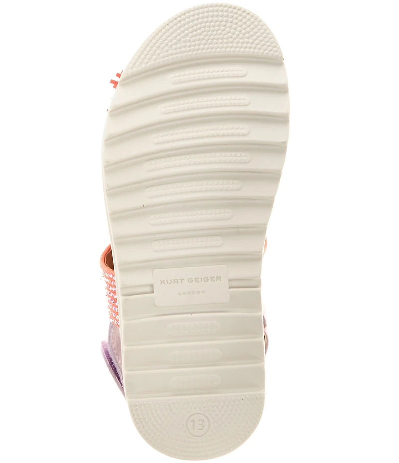 Kurt Geiger London Girls' Orson Triple Fringe Embellished Sandals (Youth)