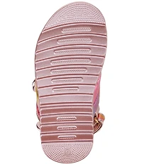 Kurt Geiger London Girls' Orson Leather Rainbow Hook-and-Loop Sandals (Infant)