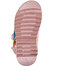 Kurt Geiger London Girls' Orson Leather Rainbow Hook-and-Loop Sandals (Youth)