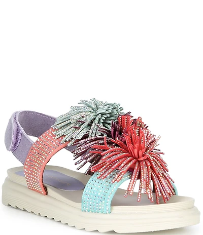 Kurt Geiger London Girls' Orson Triple Fringe Embellished Sandals (Toddler)