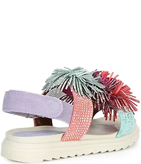 Kurt Geiger London Girls' Orson Triple Fringe Embellished Sandals (Toddler)
