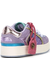 Kurt Geiger London Girls' Southbank Tag Logo Leather Ornamented Sneakers (Infant)