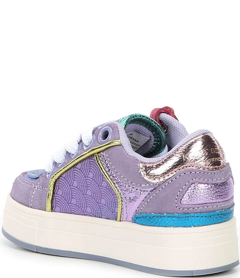 Kurt Geiger London Girls' Southbank Tag Logo Leather Ornamented Sneakers (Infant)