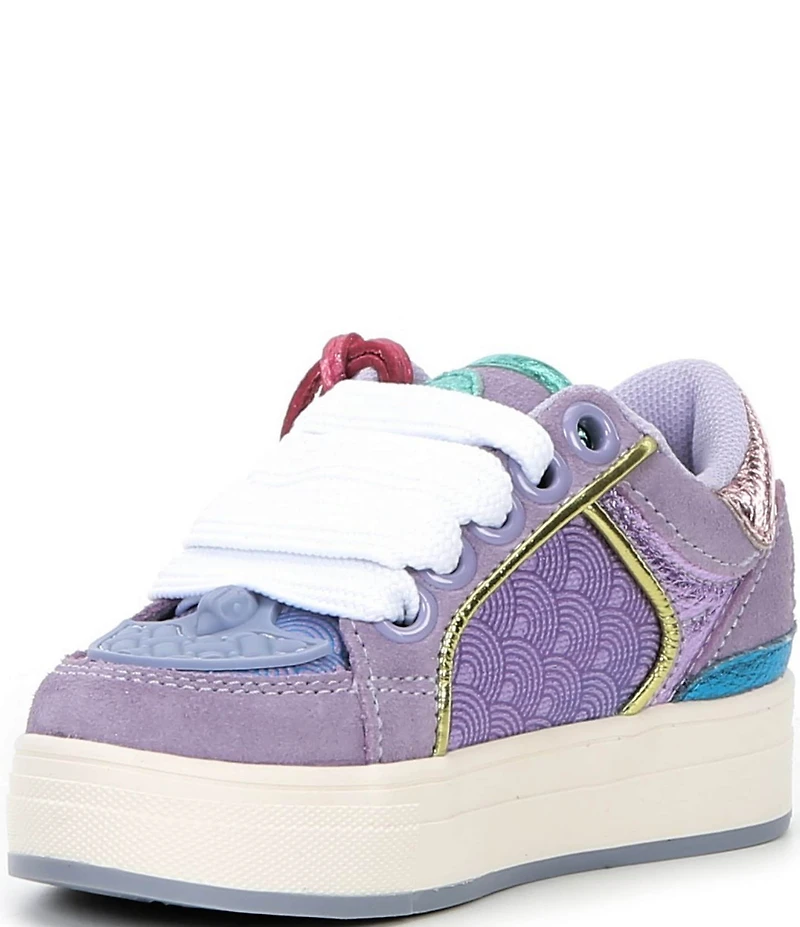 Kurt Geiger London Girls' Southbank Tag Logo Leather Ornamented Sneakers (Infant)
