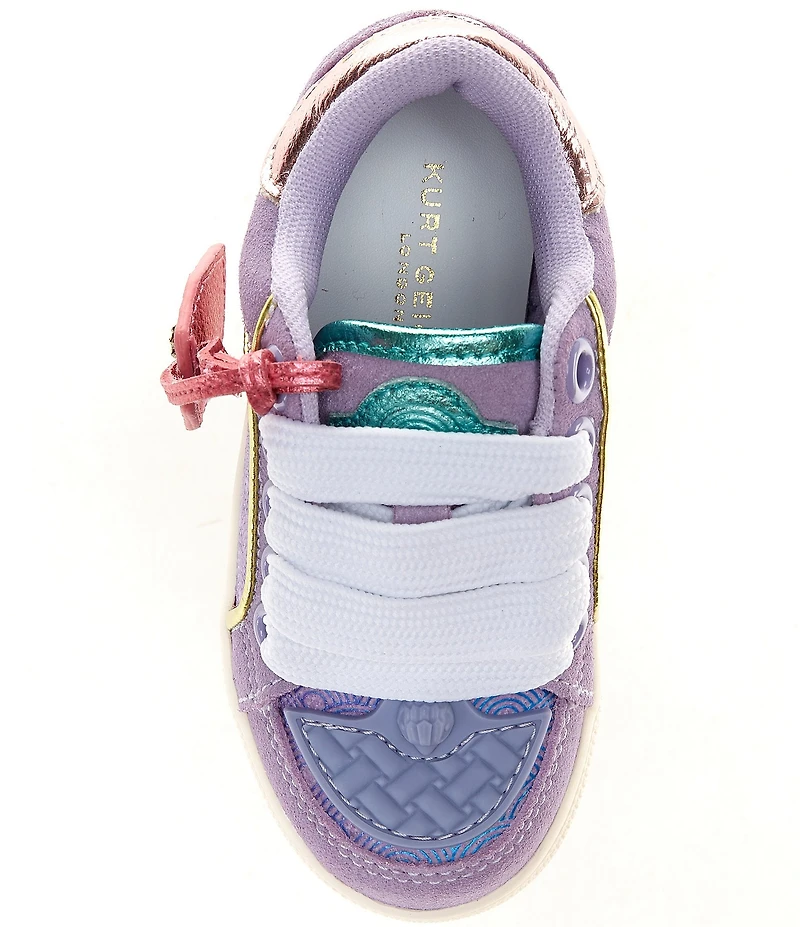 Kurt Geiger London Girls' Southbank Tag Logo Leather Ornamented Sneakers (Infant)