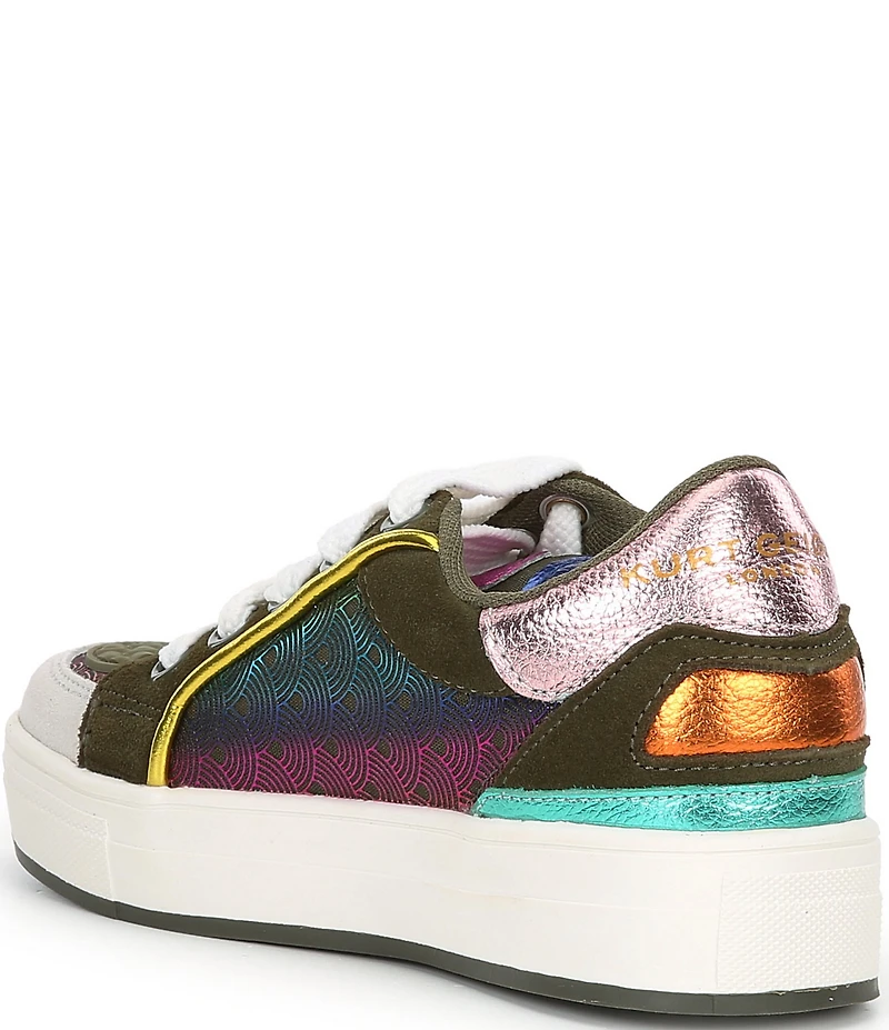 Kurt Geiger London Girls' Southbank Tag Suede Sneakers (Youth)