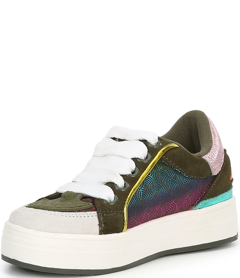 Kurt Geiger London Girls' Southbank Tag Suede Sneakers (Youth)