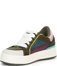 Kurt Geiger London Girls' Southbank Tag Suede Sneakers (Youth)