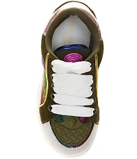 Kurt Geiger London Girls' Southbank Tag Suede Sneakers (Youth)