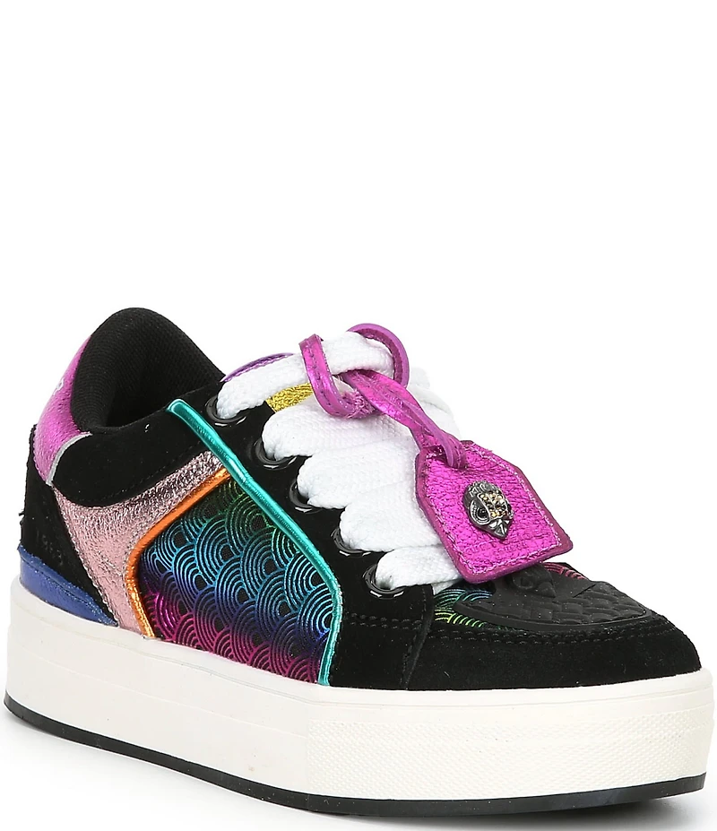 Kurt Geiger London Girls' Southbank Tag Suede Sneakers (Youth)