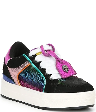 Kurt Geiger London Girls' Southbank Tag Suede Sneakers (Youth)