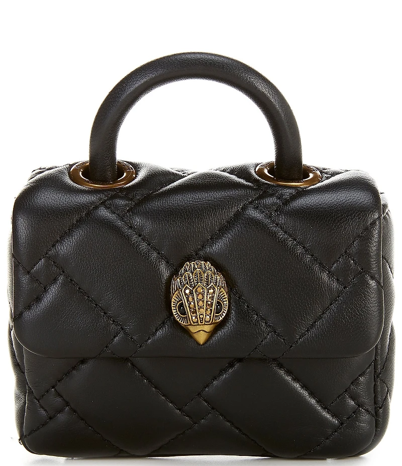 Kurt Geiger London Micro Kensington Quilted Puffy Handle Clutch