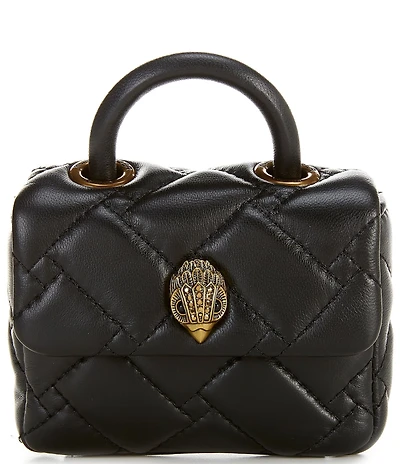 Kurt Geiger London Micro Kensington Quilted Puffy Handle Clutch