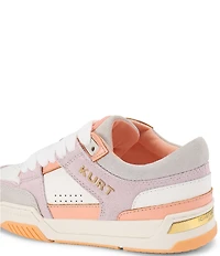 Kurt Geiger London Hatton Suede and Leather Logo Platform Sneakers
