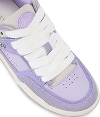 Kurt Geiger London Hatton Suede and Leather Logo Platform Sneakers