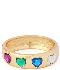 Kurt Geiger London Heart Stone Bangle Bracelet