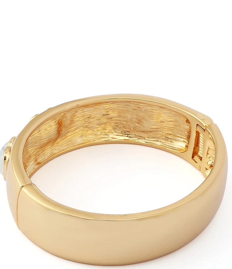 Kurt Geiger London Heart Stone Bangle Bracelet
