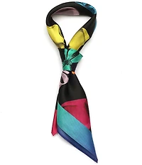 Kurt Geiger London Hearts, Bows and Stars Print Bandana Scarf