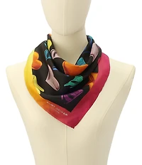 Kurt Geiger London Hearts, Bows and Stars Print Bandana Scarf