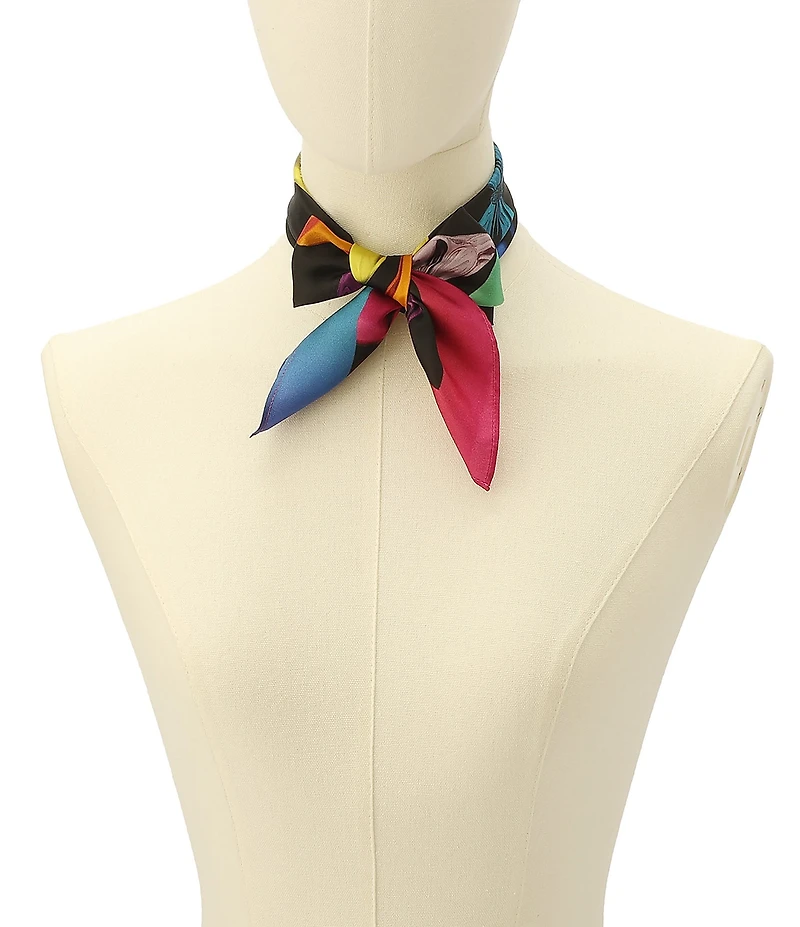 Kurt Geiger London Hearts, Bows and Stars Print Bandana Scarf
