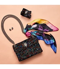 Kurt Geiger London Hearts, Bows and Stars Print Bandana Scarf