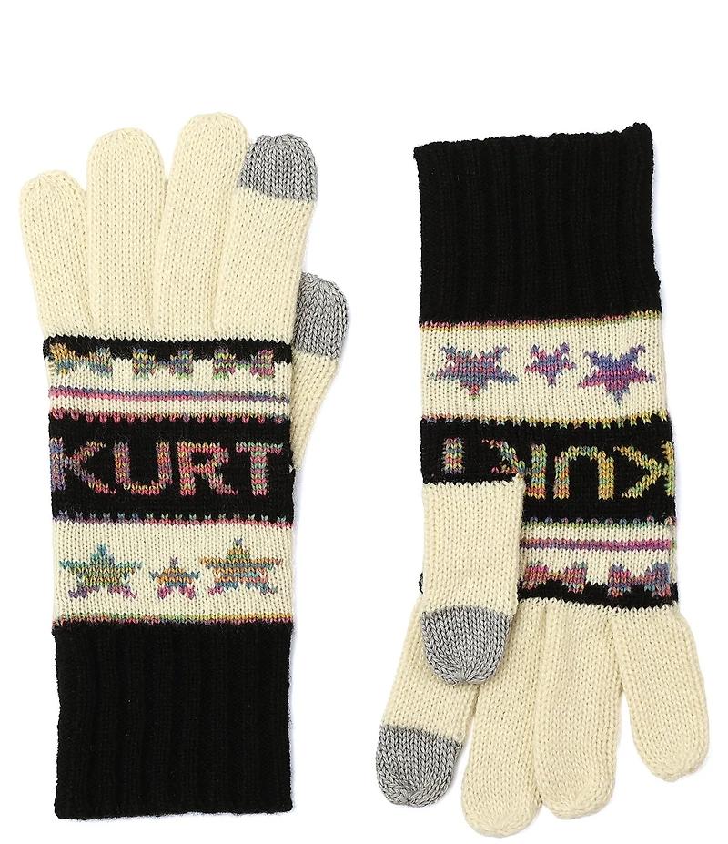 Kurt Geiger London Hearts Bows Stars Traditional Five Finger Gloves