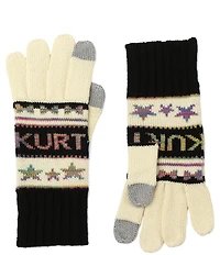Kurt Geiger London Hearts Bows Stars Traditional Five Finger Gloves