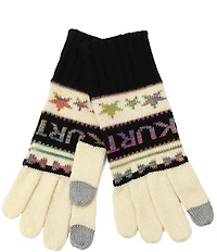 Kurt Geiger London Hearts Bows Stars Traditional Five Finger Gloves