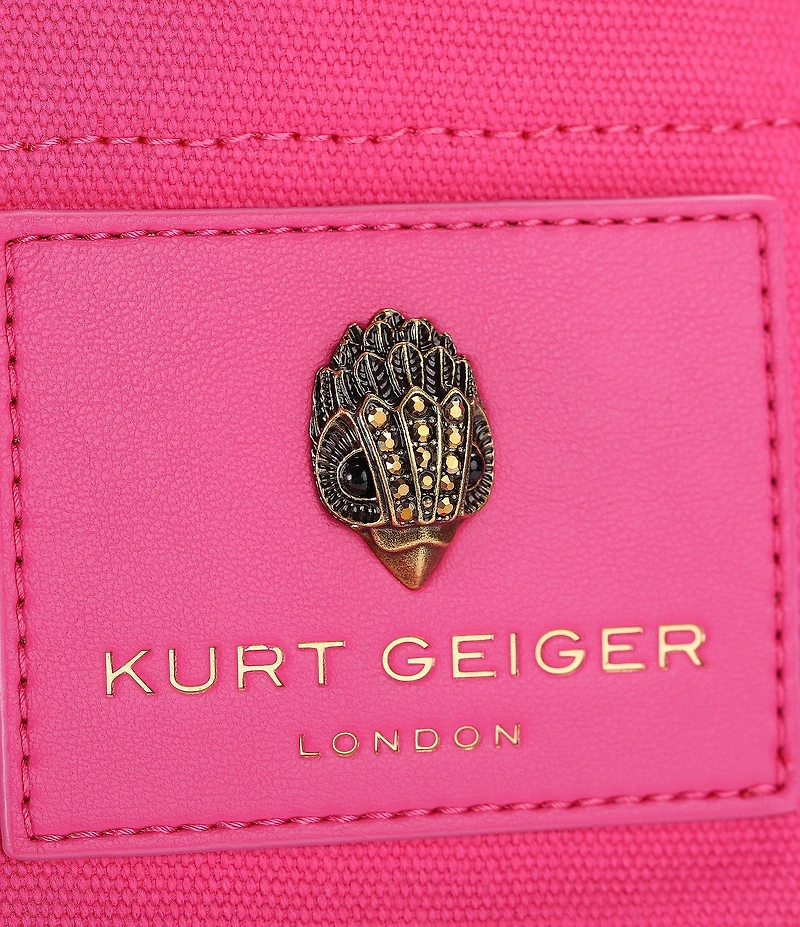 Kurt Geiger London Holborn Canvas Cat Shopper Tote Bag