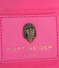 Kurt Geiger London Holborn Canvas Cat Shopper Tote Bag