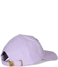 Kurt Geiger London Hotfix Beaded Butterfly Baseball Cap With Hotfix Butterfly