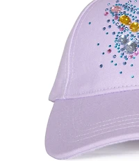 Kurt Geiger London Hotfix Beaded Butterfly Baseball Cap With Hotfix Butterfly