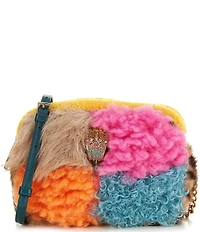 Kurt Geiger London Hoxton Faux Fur Camera Crossbody Bag