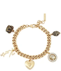 Kurt Geiger London Iconic Signature Charms Line Bracelet