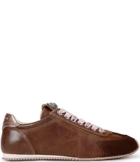 Kurt Geiger London Islington Crystal Embellished Lace Logo Ornament Sneakers