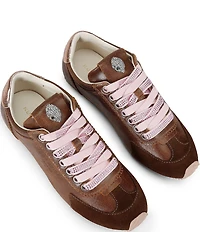 Kurt Geiger London Islington Crystal Embellished Lace Logo Ornament Sneakers