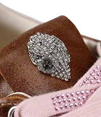 Kurt Geiger London Islington Crystal Embellished Lace Logo Ornament Sneakers