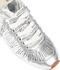 Kurt Geiger London Islington Fringe Metallic Sneakers