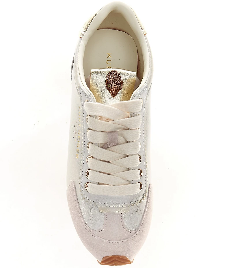 Kurt Geiger London Islington Leather Lace-Up Sneakers