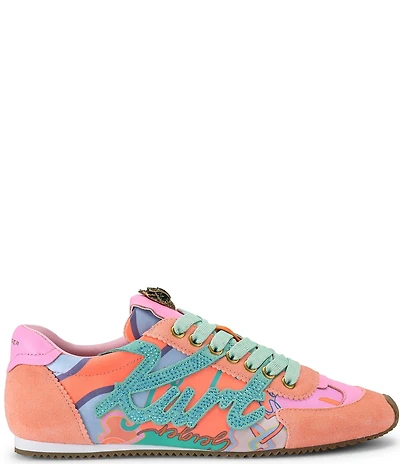 Kurt Geiger London Islington Logo Suede Multi Sneakers