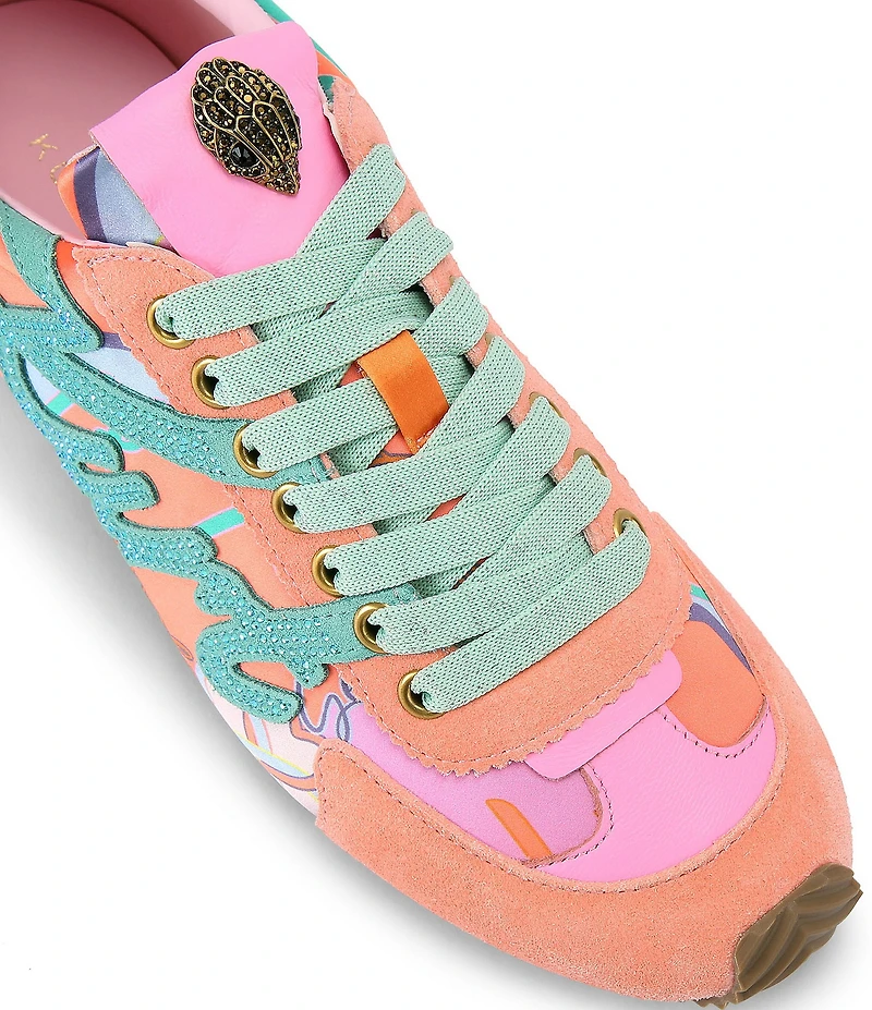 Kurt Geiger London Islington Logo Suede Multi Sneakers