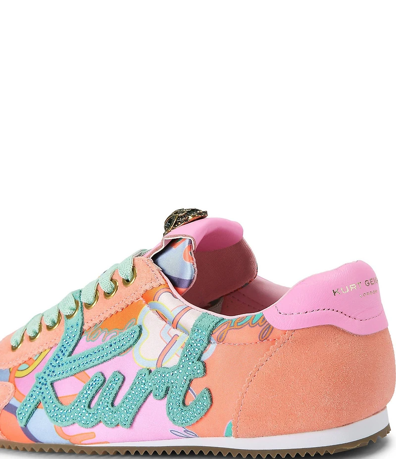 Kurt Geiger London Islington Logo Suede Multi Sneakers