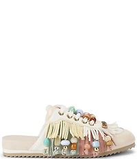 Kurt Geiger London Islington P Beaded Fringe Suede Mule Sneakers